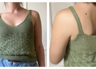 Genova Basil Top Free Knitting Pattern