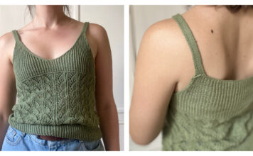 Genova Basil Top Free Knitting Pattern