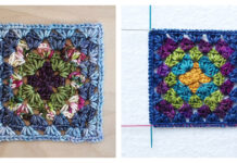 Granny Square Free Knitting Pattern and Video Tutorial