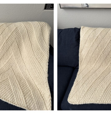 Lasagna Lap Blanket Knitting Pattern