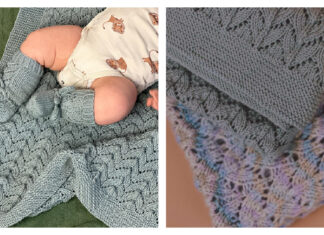 My First Baby Blanket Free Knitting Pattern