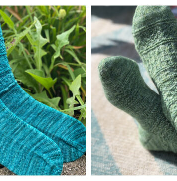 Sampler Texture Socks Knitting Patterns