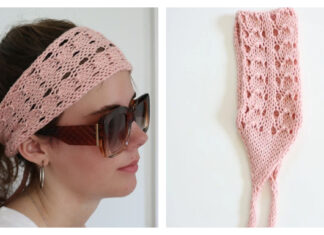 Summer Lace Headband Free Knitting Pattern