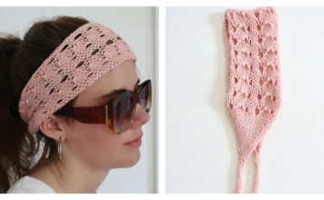 Summer Lace Headband Free Knitting Pattern