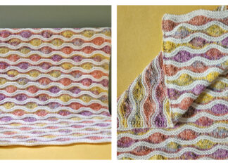 Wavy Whimsy Baby Blanket Free Knitting Pattern