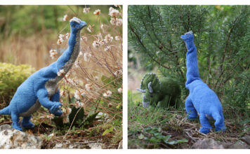 Brachiosaurus Dinosaur Free Knitting Pattern