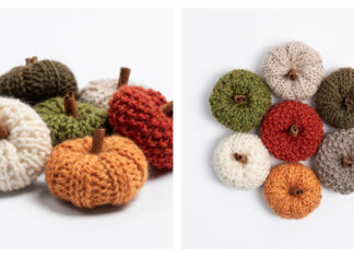 Fall Festival Mini Pumpkins Free Knitting Pattern