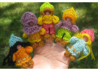 Fingerprint Puppets Free Knitting Pattern