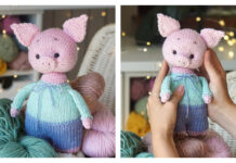 Mini Pig Free Knitting Pattern