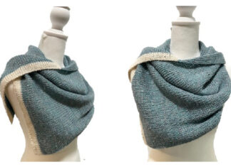 Origami Cowl Free Knitting Pattern
