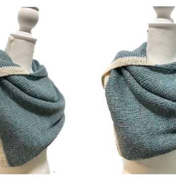 Origami Cowl Free Knitting Pattern
