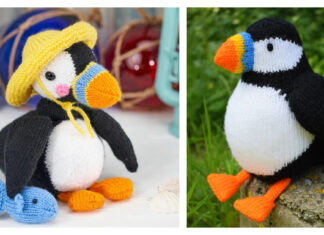 Puffin Bird Toy Knitting Patterns