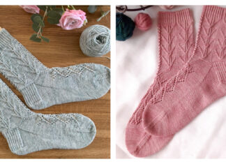 Taproot Socks Free Knitting Pattern