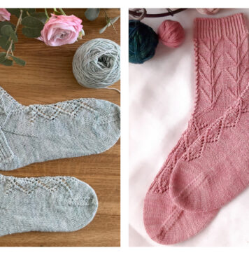Taproot Socks Free Knitting Pattern